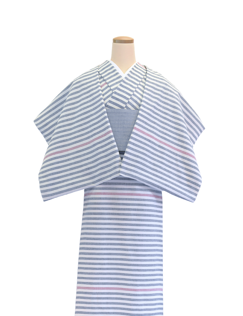訳あり！片貝木綿　激レア品！絞り染め　淡ピンク　Sサイズ　誂え品 先染め】梅干しおにぎり 片貝木綿 – mono-kimono - 紺仁