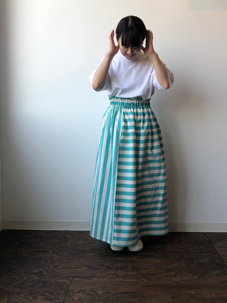 こころ躍るスカート 【クリームソーダ】 – mono-kimono - 紺仁